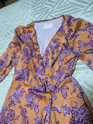 Vestido fiesta Polín et Moi. Talla M, 40/42