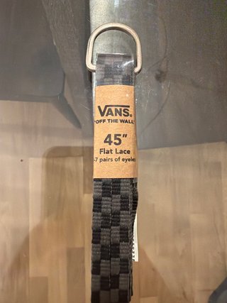 Cordones Vans Planos Negros