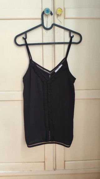 Top lencero negro Mango