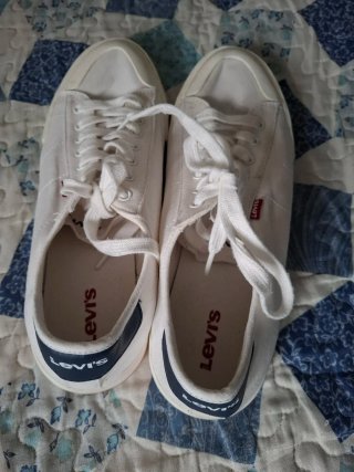 Zapatillas de hombre Loneta Levi's Blancas