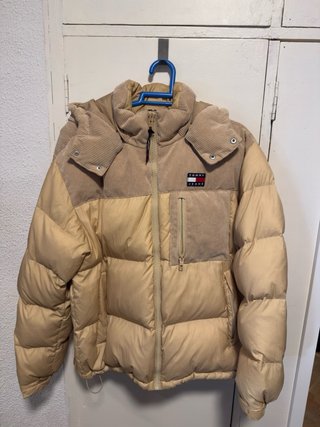 Abrigo de plumas Tommy Hilfiger beige Talla L