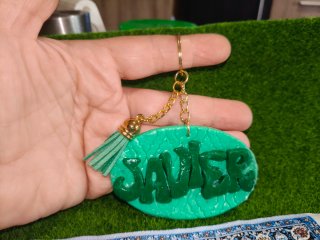 Llavero de Arcilla Personalizado Javier