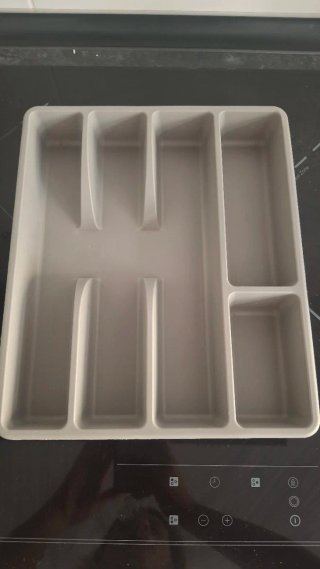 Organizador de Cubiertos Gris IKEA SMÄCKER