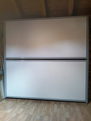 Litera Plegable Blanca y Gris