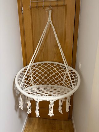 Silla Colgante Circular Estilo Boho