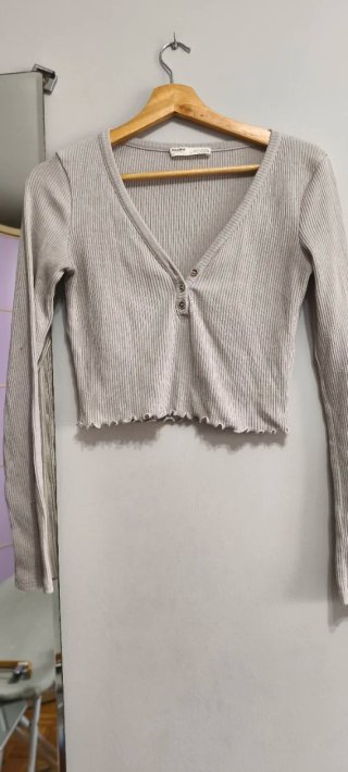 Camiseta Beige Pull&Bear Talla S