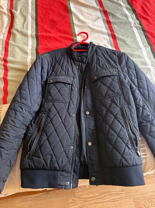 Cazadora Acolchada Zara Azul
