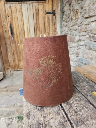 Pantalla para Lámpara de Pie Marrón