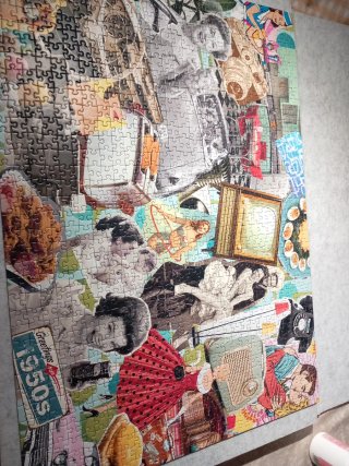 Puzzle 1000 piezas temática años 50