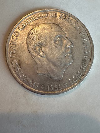 Moneda 100 Pesetas Francisco Franco 1966