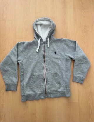 Sudadera Polo Ralph Lauren Gris capucha talla M