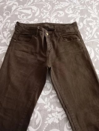 Jean Slim Verde Oscuro Talla 36