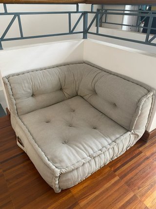 Cojín esquinero para sofá de palets 75x75cm