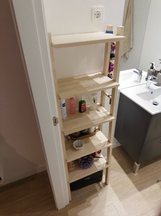 Estante de baño de madera VILTO