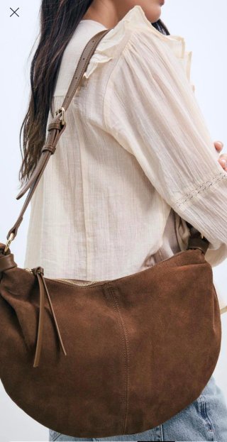 Bolso de Piel Stradivarius Marrón