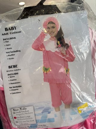 Disfraz de Bebé para Adulto Talla M