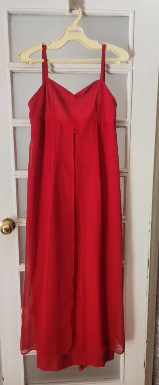 Vestido largo rojo