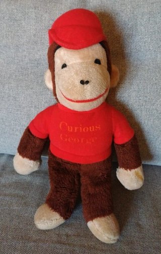 Curious George Peluche vintage 36 cm  Plush