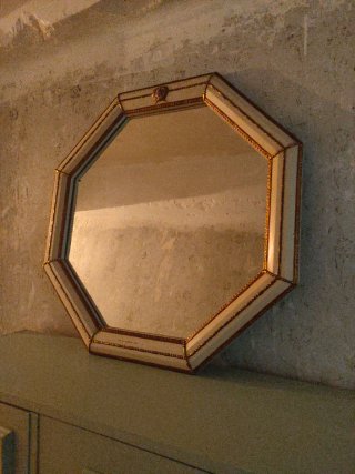 Espejo Vintage Octogonal 65x65cm