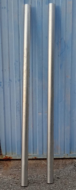 2 Barras de Aluminio Perforadas