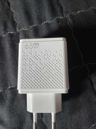 Cargador GaN 65W Blanco