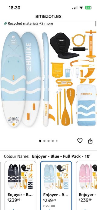 Tabla de Paddle Surf HUIIKE 10'
