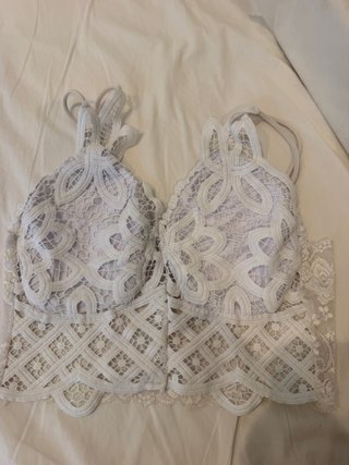 Top Blanco de Encaje