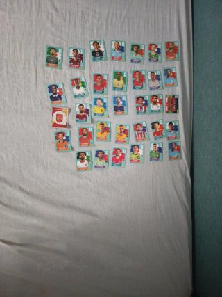 Lote de 34 cromos del Mundial 2026
