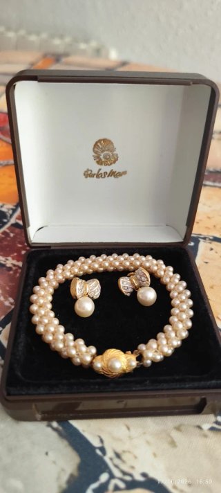 Set de Joyas Perlas Man