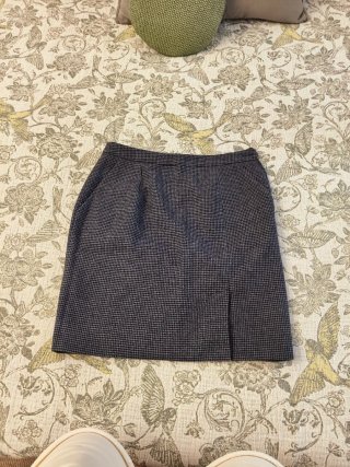 Falda hasta la rodilla de lana de Claudie Pierlot
