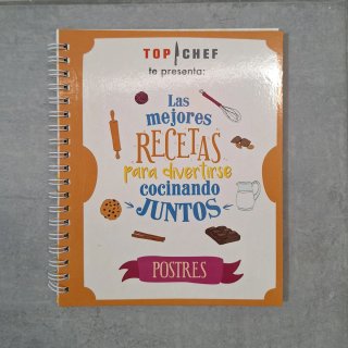 Libro Recetas Postres "Top Chef"