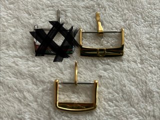 Lote de 2 hebillas para correas de reloj