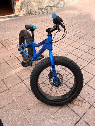 Bicicleta Fat Bike B-PRO 20 Azul
