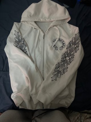 Sudadera con cremallera Chrome Hearts