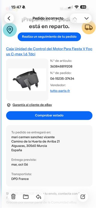 Tapa Unidad de Control Motor Ford Focus