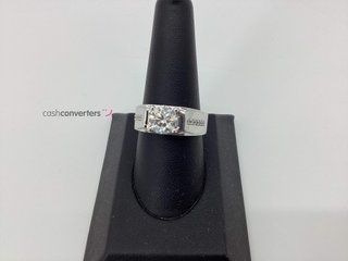 sello oro 18k con diamante de laboratorio