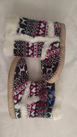 Botas Pantuflas Estampadas Talla 38/39