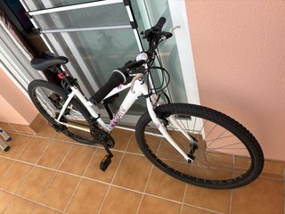 Bicicleta de Montaña Rockrider Blanca