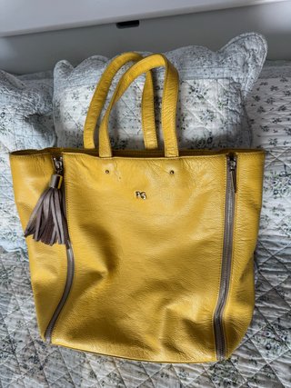 Bolso Purificación García Amarillo