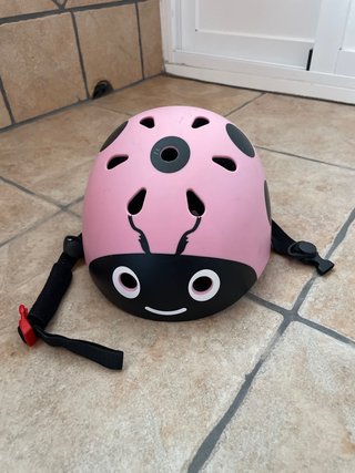 Casco Infantil de Niña Mariquita