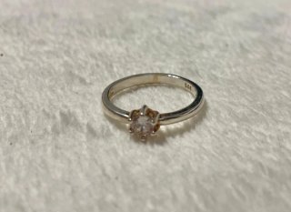 Anillo Solitario de Plata 925