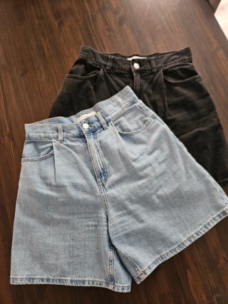 2 Bermudas vaqueras Mango