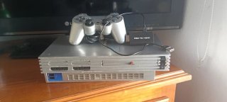 PlayStation 2 (PS2) Silver + Mando+HDMI Infinity