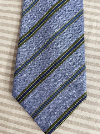Corbata Olimpo Azul y Verde