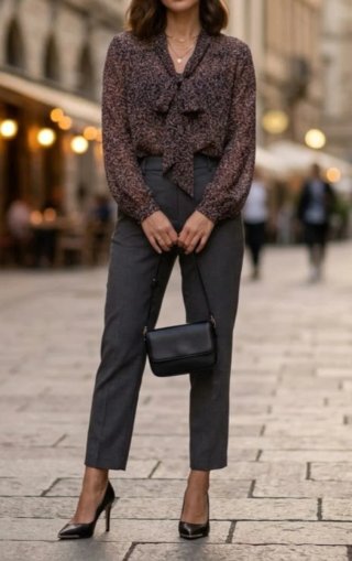 Blusa Fluida de estilo Vintage H&M