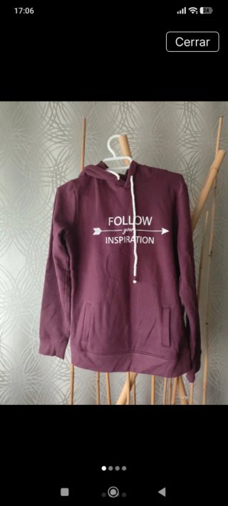 Sudadera Pimkie Morada Talla XS