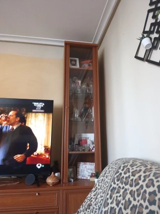 Mueble de Salón con Vitrina