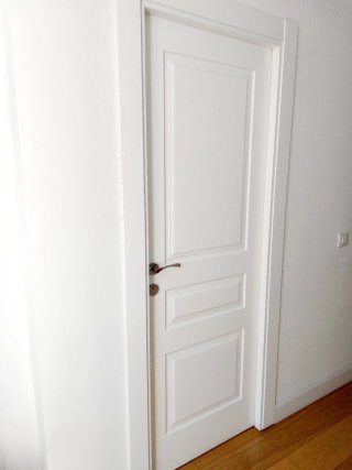 2 Puertas de Madera Maciza 70x203 con Marco