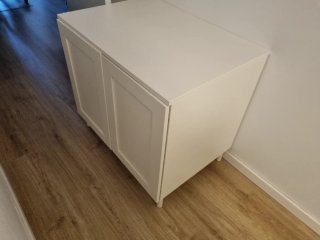 Mueble Auxiliar Blanco de 2 Puertas