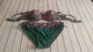 Bikini Verde Estampado